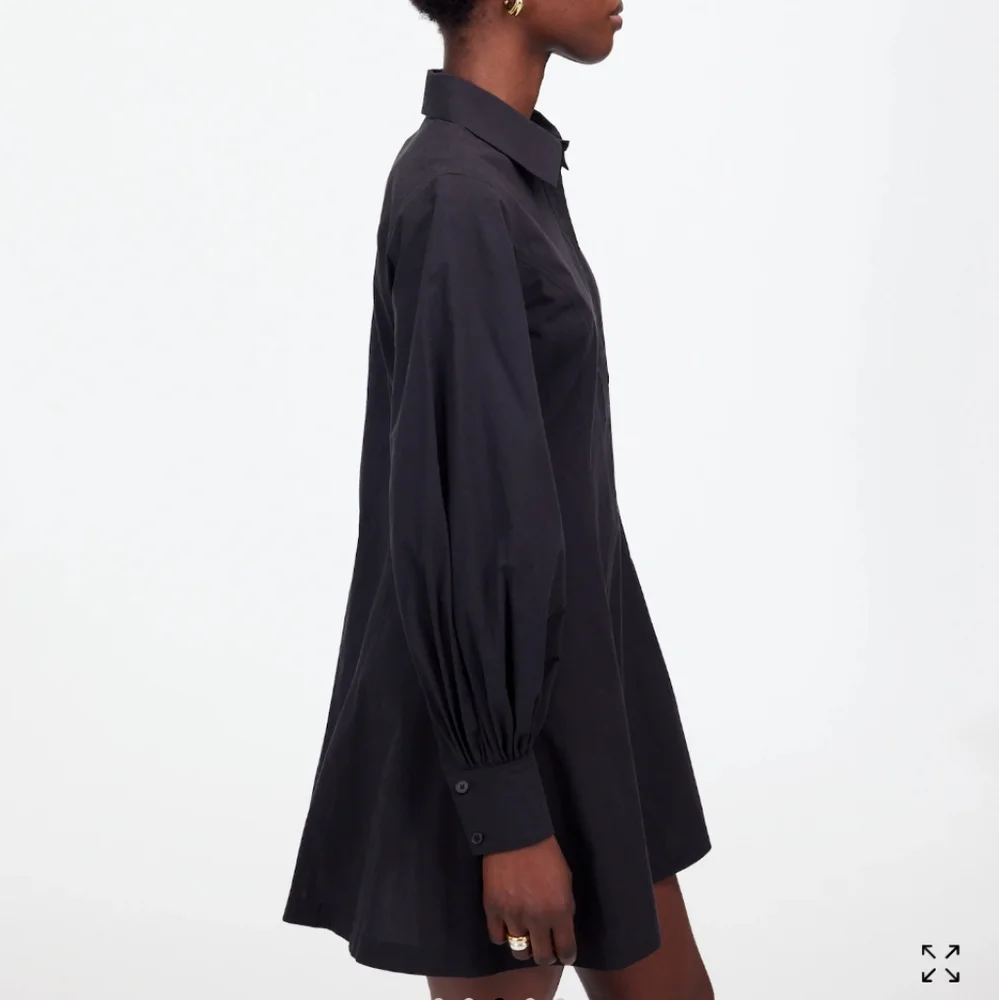 Madewell Long Sleeve Mini Shirtdress Poplin MV025 NWT Size 16 - Picture 2 of 8